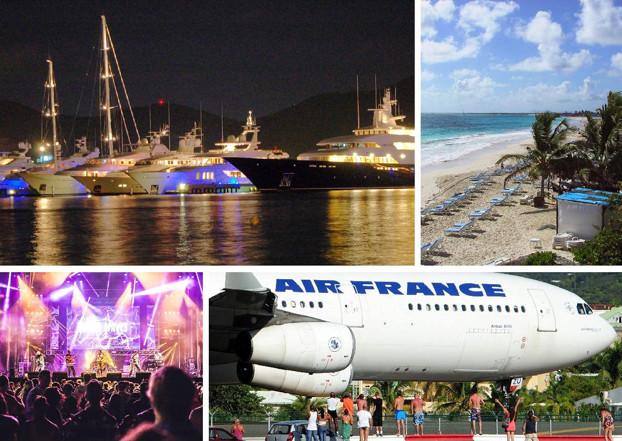 St. Maarten Photo Collage.