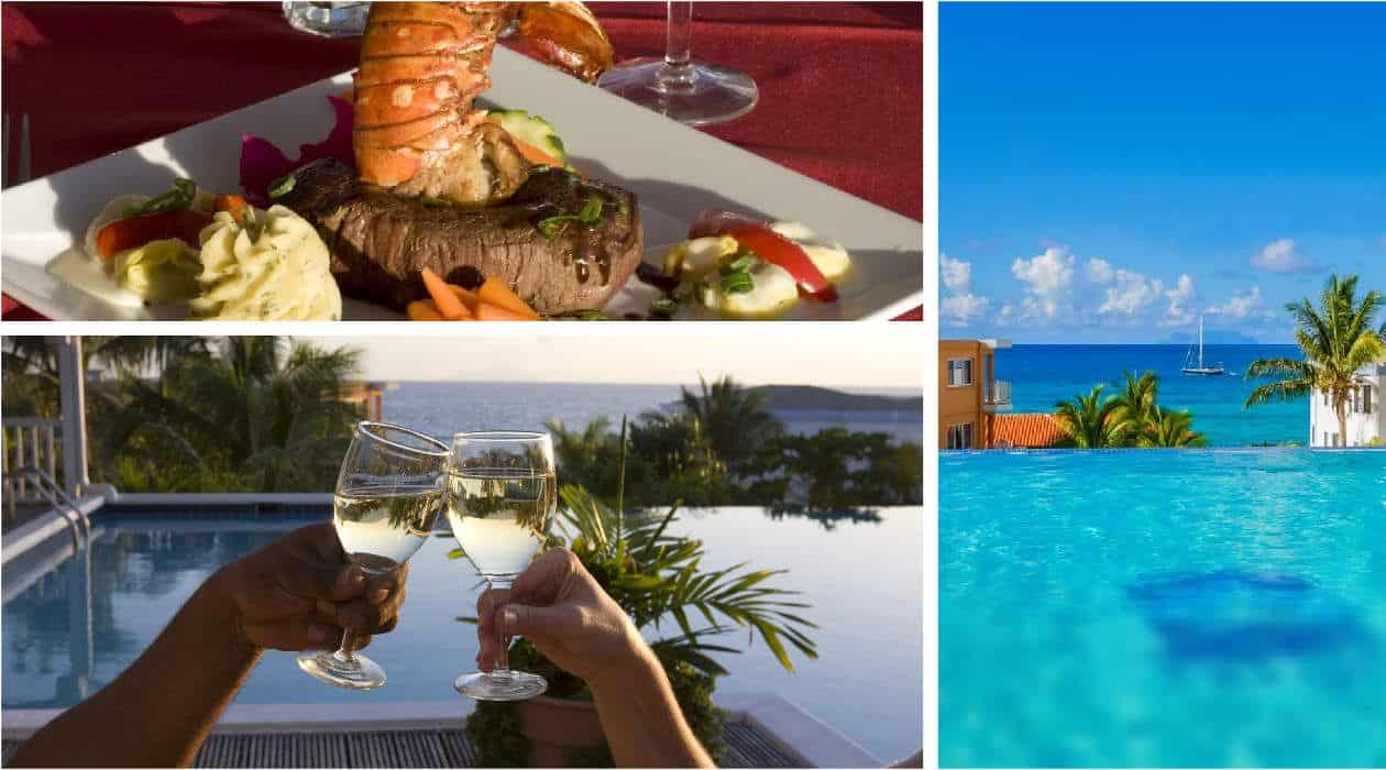 the hideaway restaurant sint maarten collage 1