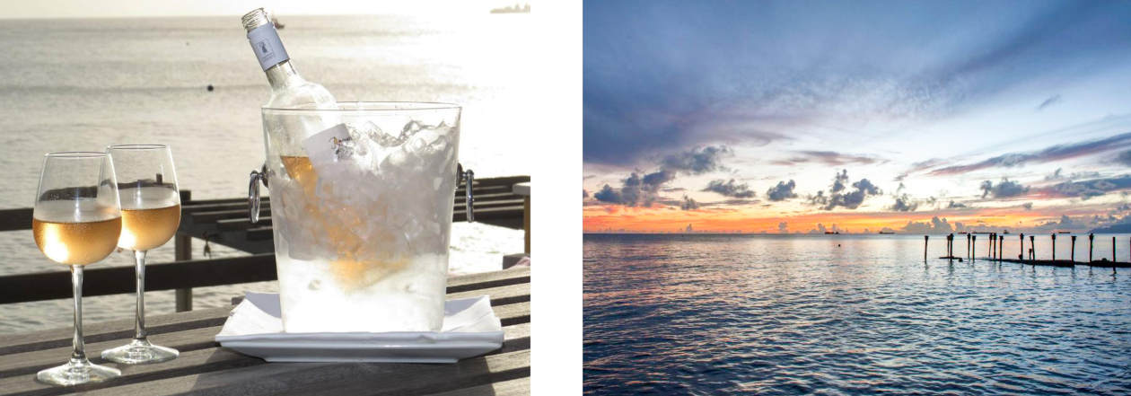 Perfect Happy Hour Setting in Sint Eustatius