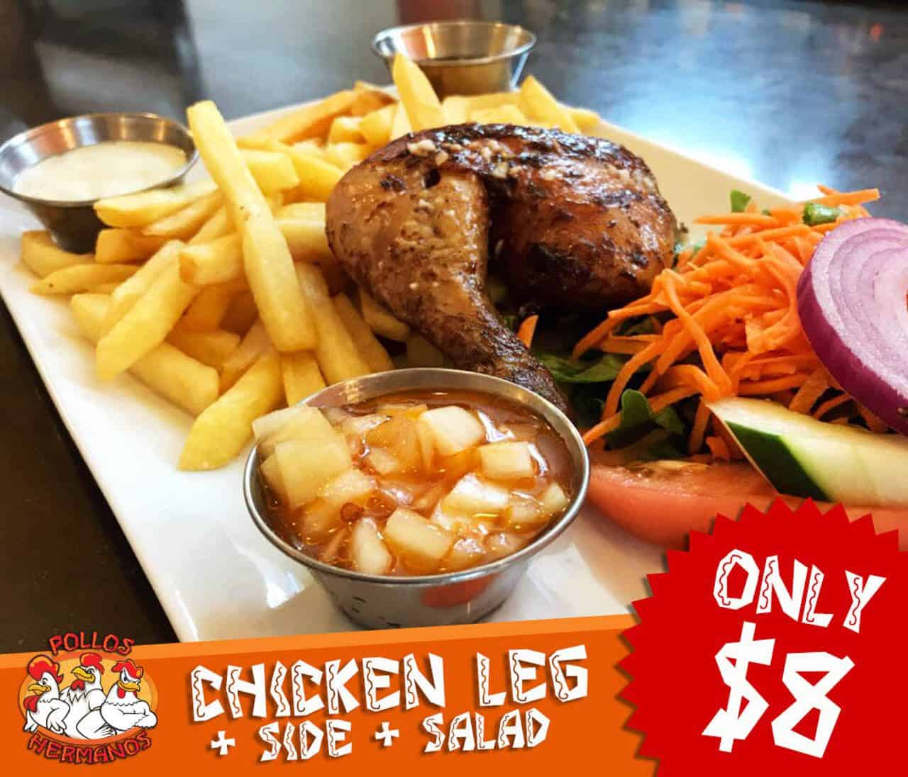 pollos heramons st maarten restaurant chicken leg