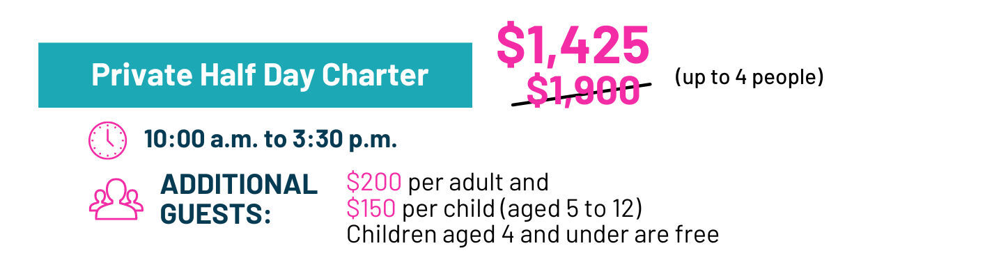 private half day charter